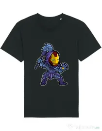 Tricou STANLEY STELLA barbat Iron Skeletor Negru