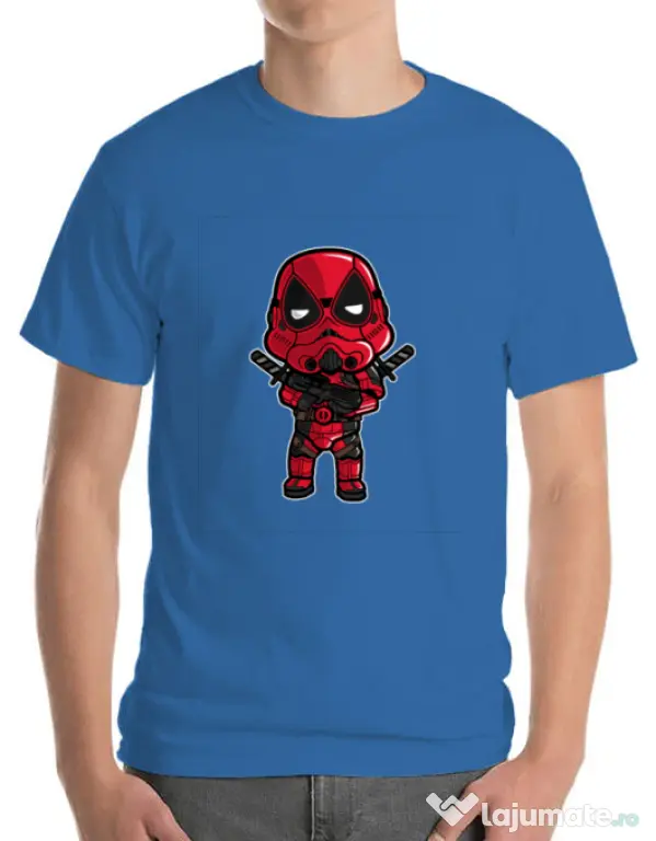 Tricou ADLER barbat Deadtrooper Albastru azuriu
