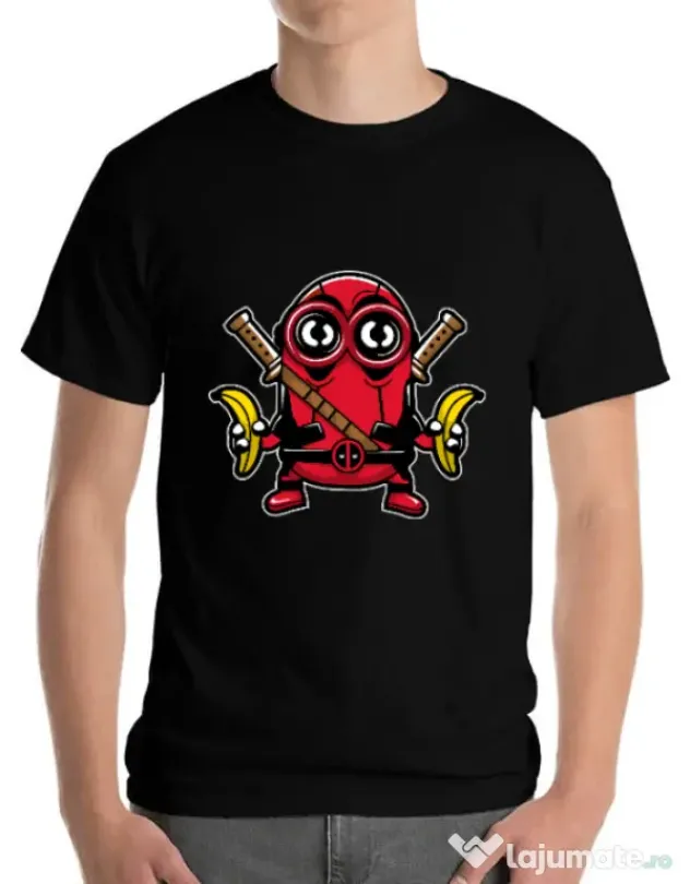 Tricou ADLER barbat Minionpool Negru