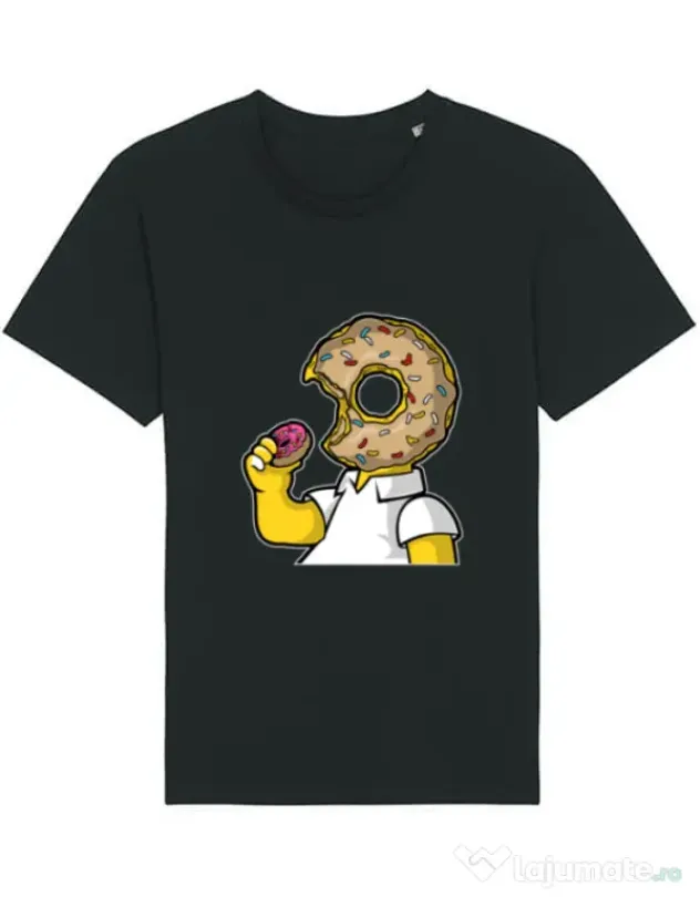 Tricou STANLEY STELLA barbat I Like Donut Negru