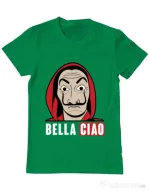 Tricou ADLER barbat Bella ciao Verde mediu