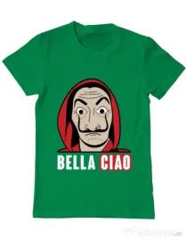 Tricou ADLER barbat Bella ciao Verde mediu