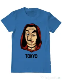 Tricou ADLER barbat Tokyo Albastru azuriu
