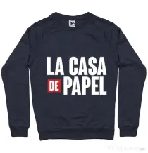 Bluza ADLER barbat La casa de papel Denim inchis