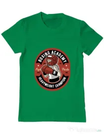 Tricou ADLER barbat Boxing Academy Verde mediu