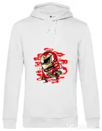 Hoodie barbat cu gluga Iron Skate Alb
