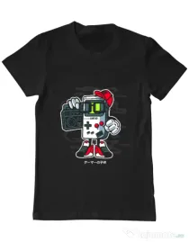 Tricou ADLER barbat Game Kid Negru