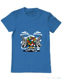 Tricou ADLER barbat Rubix Killer Albastru azuriu