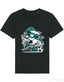 Tricou STANLEY STELLA barbat Street Soccer Negru