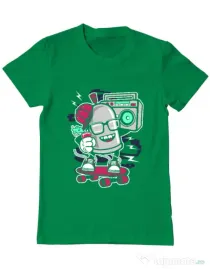 Tricou ADLER barbat Street Bomber Verde mediu