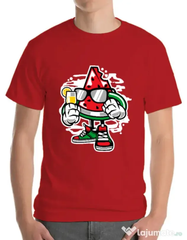 Tricou ADLER barbat Stay Fresh Rosu