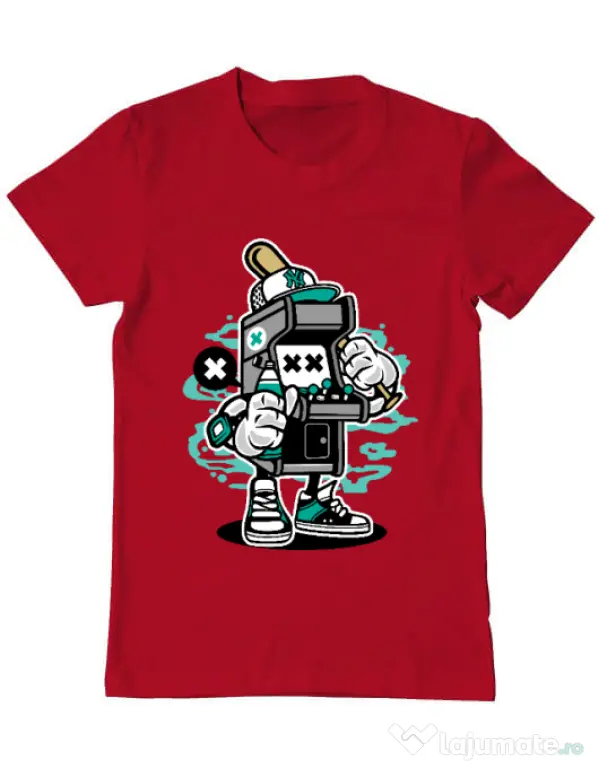 Tricou ADLER barbat Game On 2 Rosu