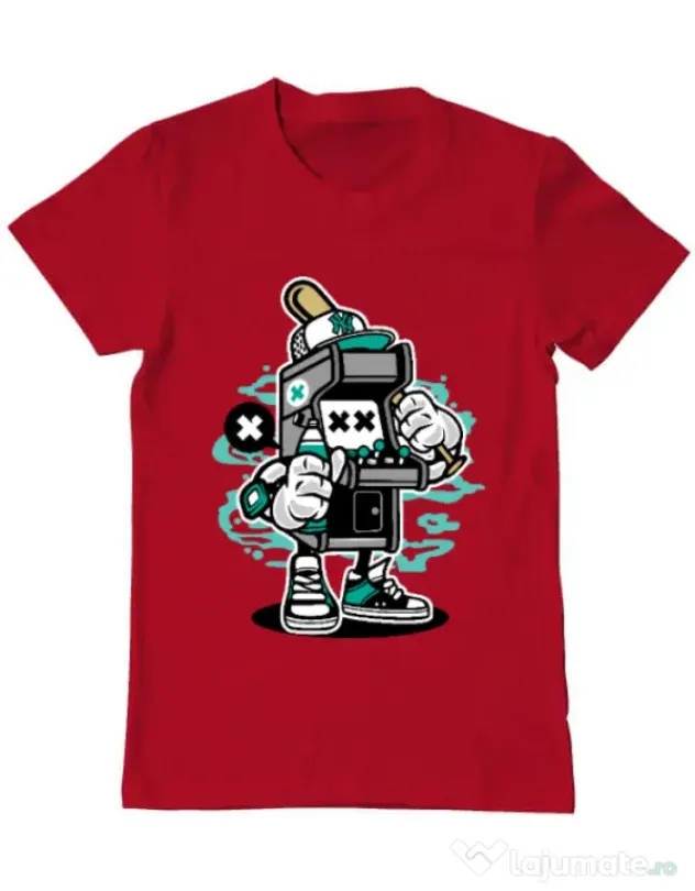 Tricou ADLER barbat Game On 2 Rosu