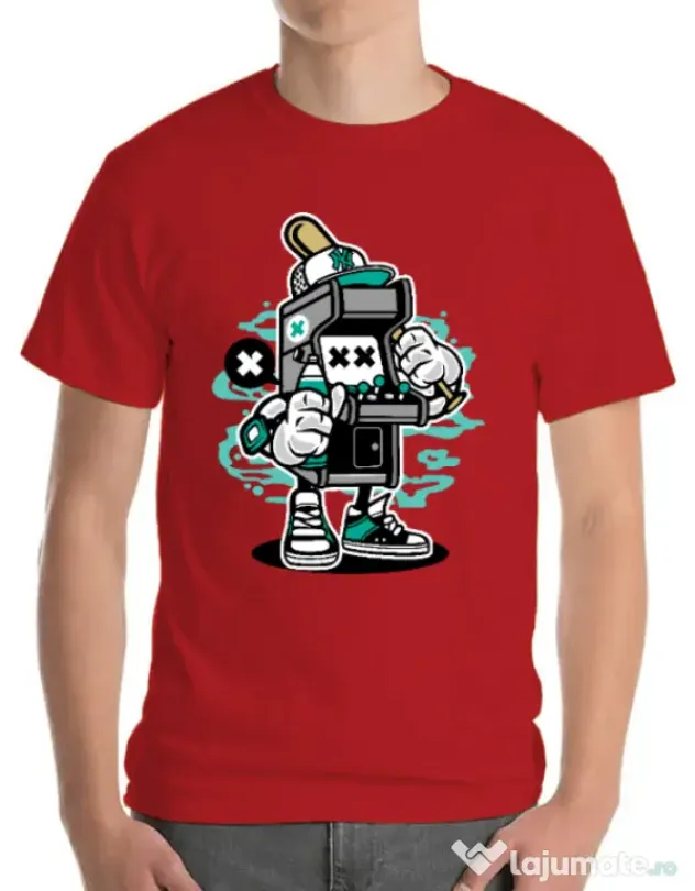 Tricou ADLER barbat Game On 2 Rosu
