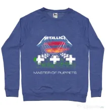 Bluza ADLER barbat Master of puppets Albastru melanj