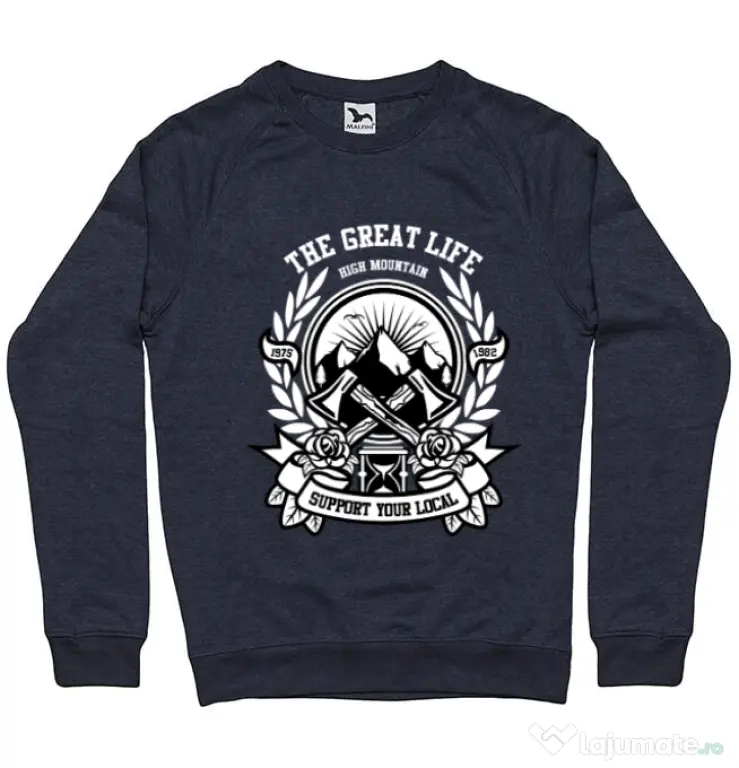 Bluza ADLER barbat Axe Denim inchis