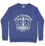 Bluza ADLER barbat Old Classic Barber Albastru melanj