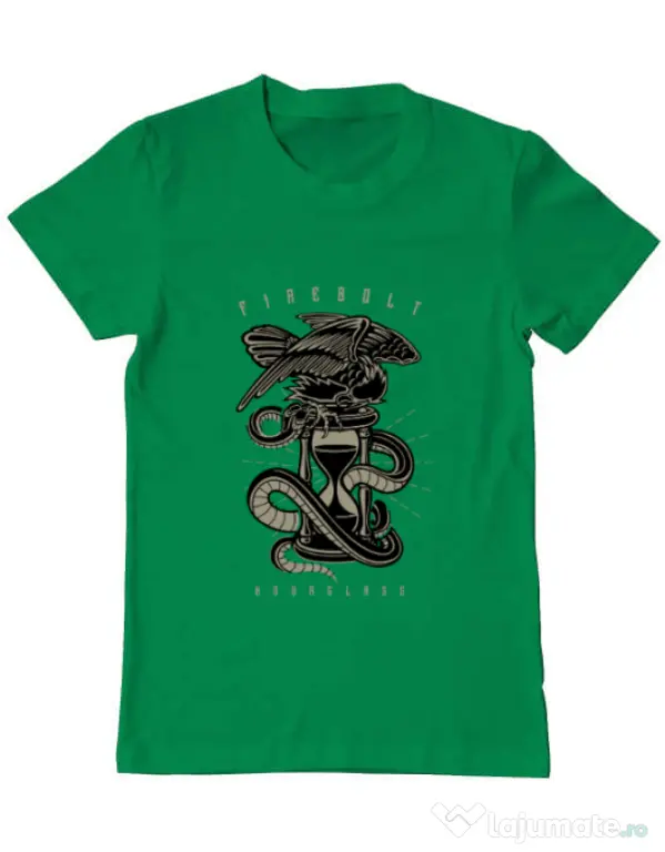 Tricou ADLER barbat Hourglass Verde mediu