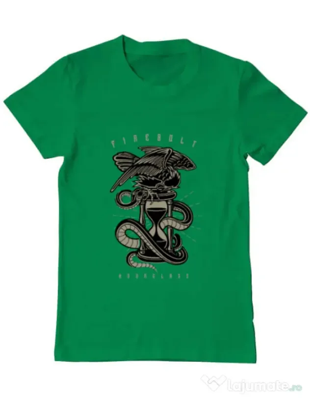 Tricou ADLER barbat Hourglass Verde mediu