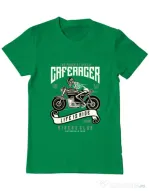 Tricou ADLER barbat Speed of Caferacer Verde mediu