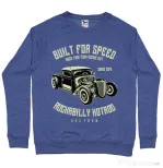 Bluza ADLER barbat Built For Speed Albastru melanj