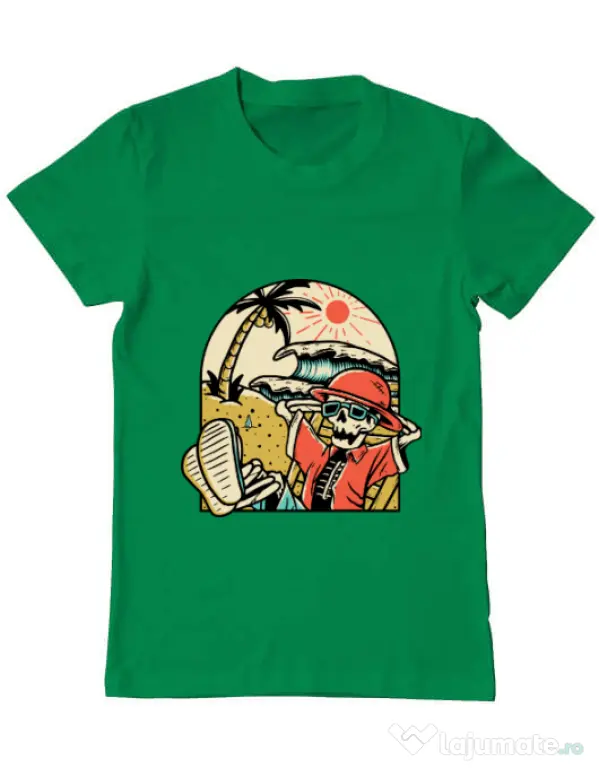 Tricou ADLER barbat Have a Break Verde mediu