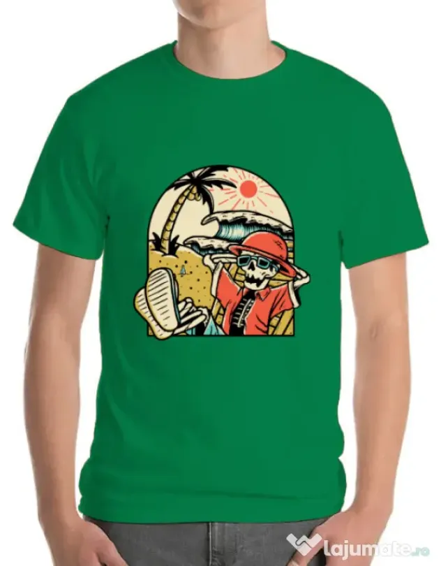Tricou ADLER barbat Have a Break Verde mediu