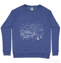 Bluza ADLER barbat Wander Albastru melanj