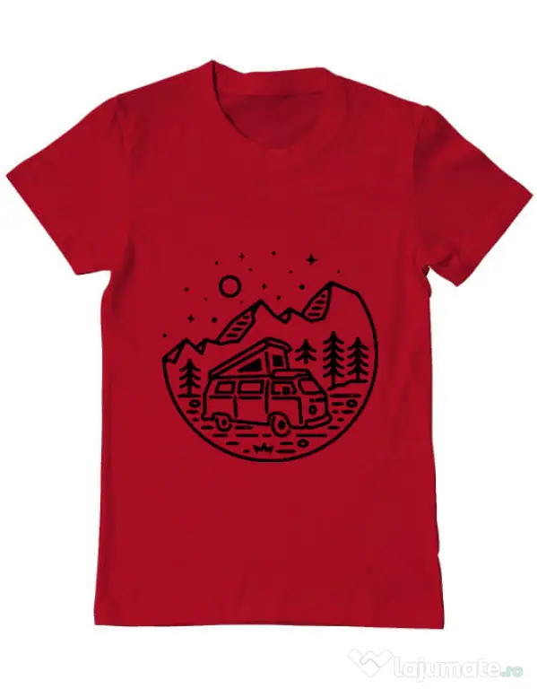 Tricou ADLER barbat Go Outdoor Rosu