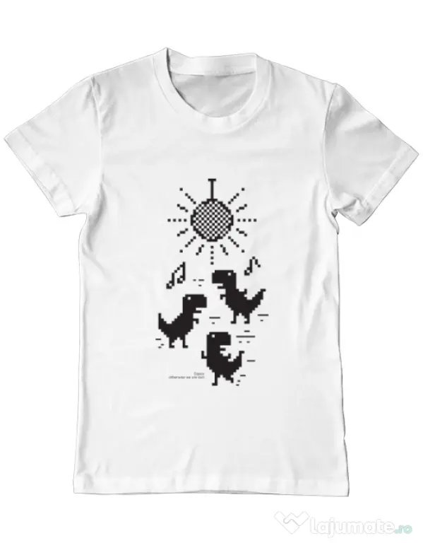Tricou ADLER barbat Dance Alb