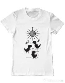 Tricou ADLER barbat Dance Alb