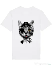 Tricou STANLEY STELLA barbat Piratecat Alb