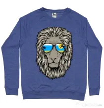 Bluza ADLER barbat King of Summer Albastru melanj