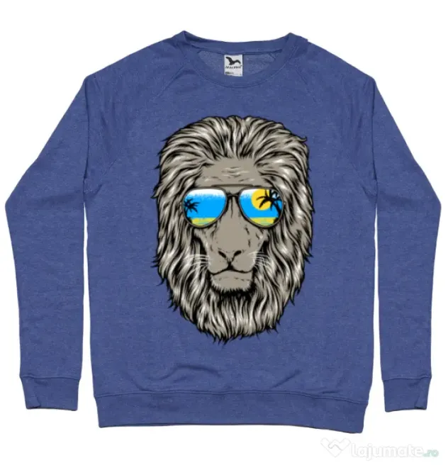 Bluza ADLER barbat King of Summer Albastru melanj