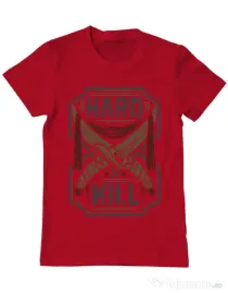 Tricou ADLER barbat Hard To Kill Rosu