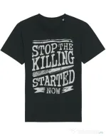 Tricou STANLEY STELLA barbat Stop The Killing Started Now Negru