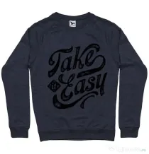 Bluza ADLER barbat Take it easy Denim inchis