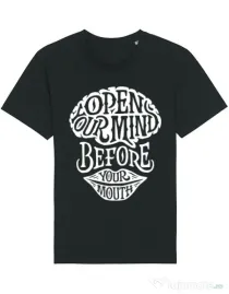 Tricou STANLEY STELLA barbat Open your mind Negru