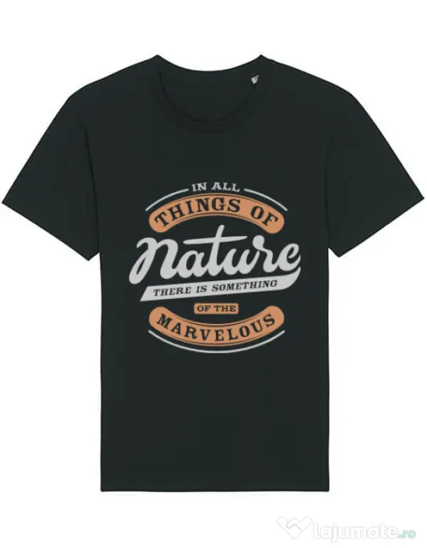 Tricou STANLEY STELLA barbat Nature Negru