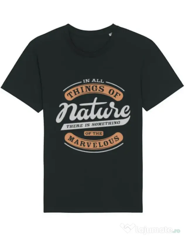 Tricou STANLEY STELLA barbat Nature Negru