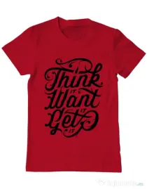 Tricou ADLER barbat Think it Rosu
