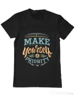 Tricou ADLER barbat Make yourself a priority Negru