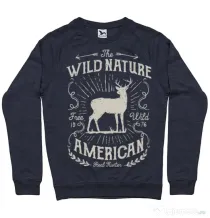 Bluza ADLER barbat Wild Nature Denim inchis