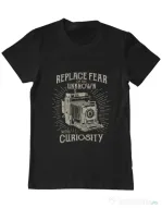 Tricou ADLER barbat Replace Fear Negru