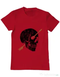 Tricou ADLER barbat Arrow Rosu