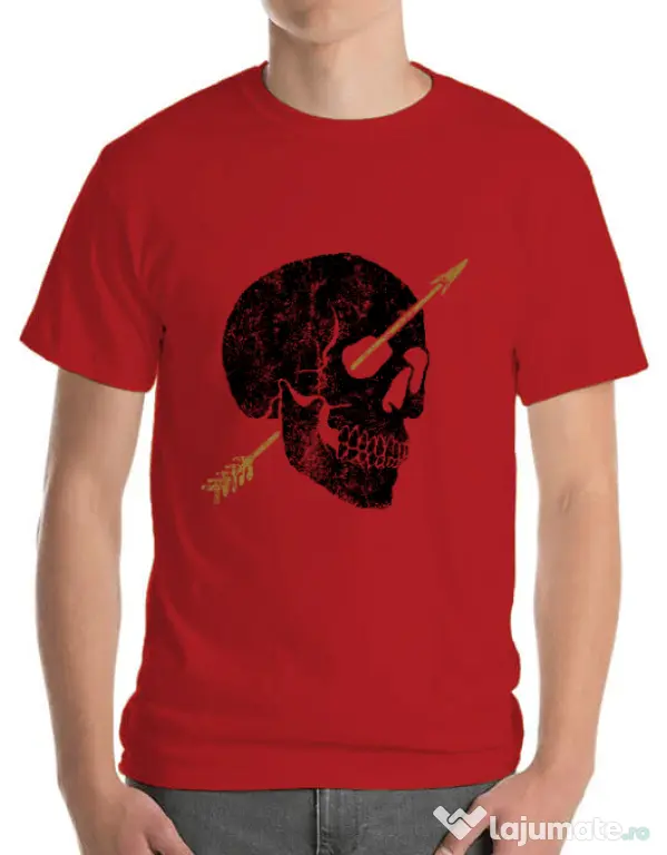 Tricou ADLER barbat Arrow Rosu