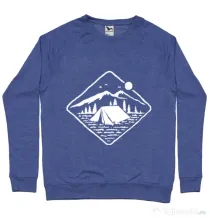 Bluza ADLER barbat Camp Mode ON Albastru melanj