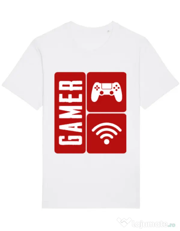 Tricou STANLEY STELLA barbat Gamer Alb