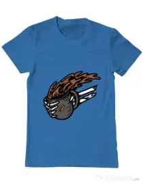 Tricou ADLER barbat Coffee First Albastru azuriu