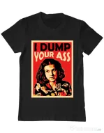 Tricou ADLER barbat I dump your ass Negru